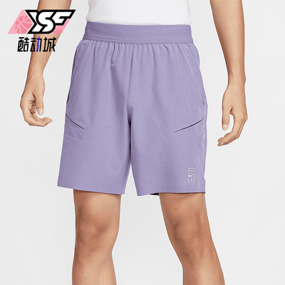 Nike/耐克正品Dri-FIT男士网球宽松简约经典休闲短裤FZ9323-527