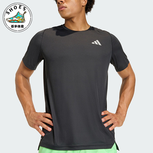 Adidas/阿迪达斯正品夏季男士休闲跑步运动短袖圆领短袖T恤JZ7761
