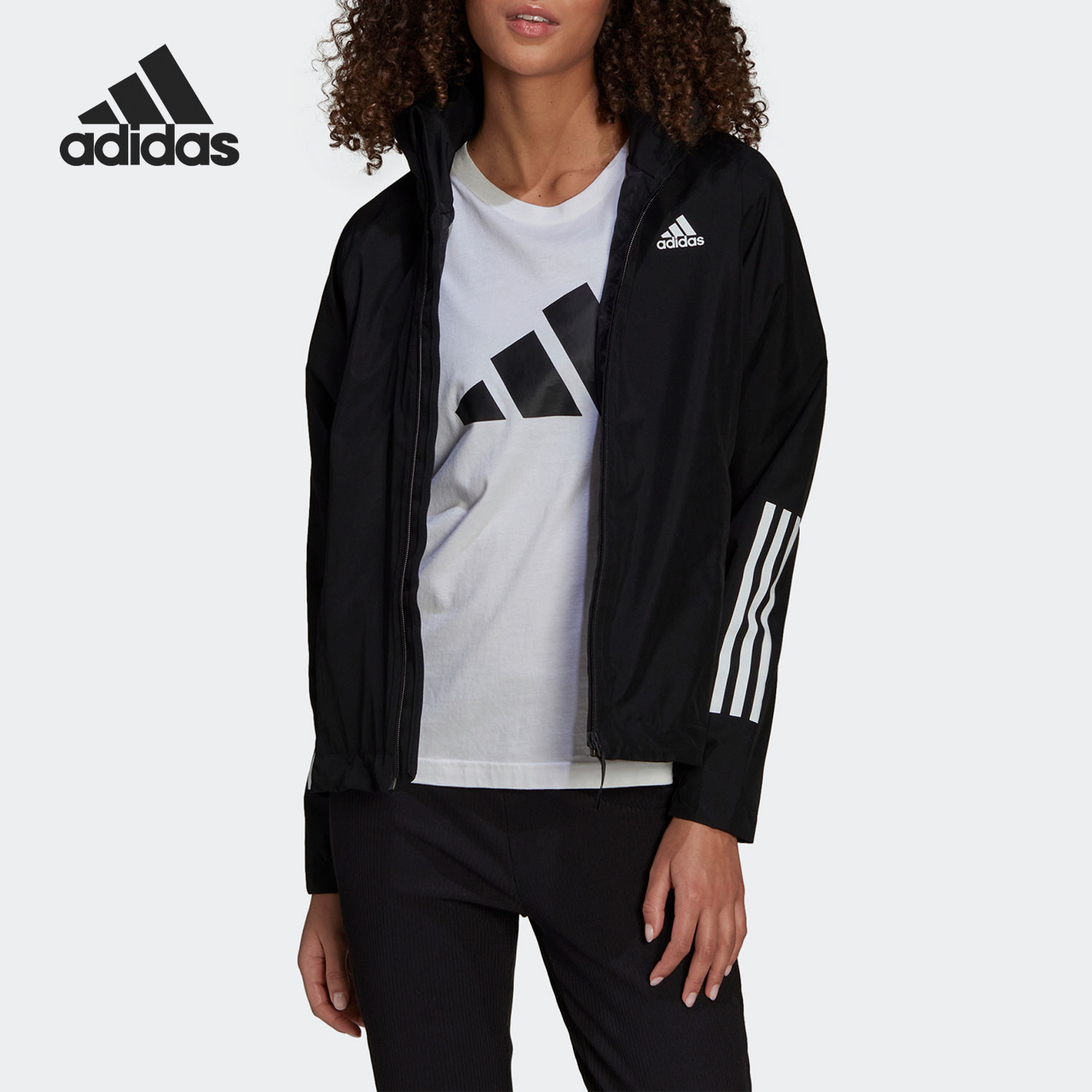 Adidas/阿迪达斯正品新款女士户外防风立领运动外套H65759,运动服/休闲服装,运动茄克/外套,淘宝优惠券,粉丝福利购,淘宝优惠卷