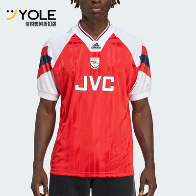 Adidas/阿迪达斯正品阿森纳男士复古足球运动透气短袖T恤KE3906