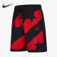 CK6312 男子运动透气复古印花篮球训练短裤 013 耐克正品 Nike