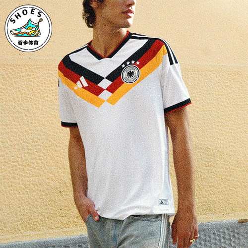 Adidas/阿迪达斯正品GERMANY 26男女运动足球修身训练短袖JN2066