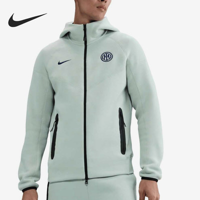 Nike耐克正品Inter Milan Swoosh刺绣连帽卫衣足球HJ6428-092