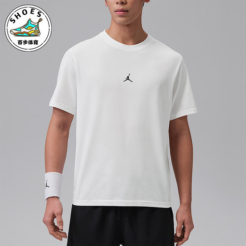 Nike/耐克正品JORDAN男士运动圆领干爽舒适透气短袖T恤IB6758-100