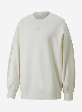 Puma/彪马正品当季新款圆领休闲透气女子运动卫衣673570-99