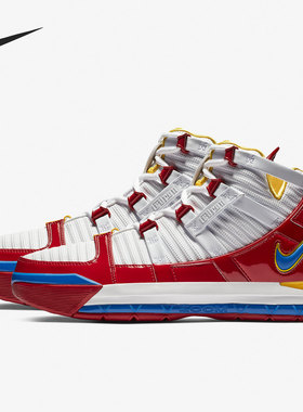 Nike/耐克正品LEBRON 3 詹姆斯3代超人男子轻便篮球鞋AO2434-100