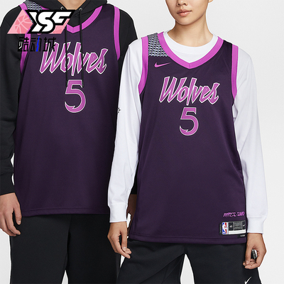Nike/耐克正品2025男士耐穿V领套头运动篮球背心T恤HM6334-525