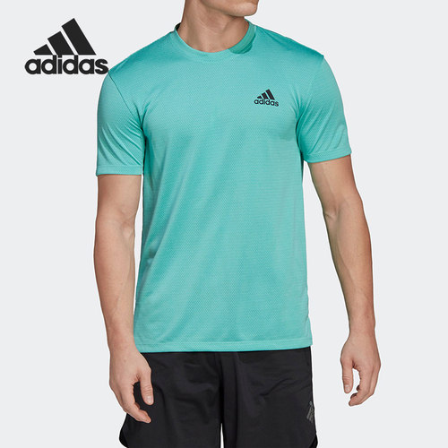 Adidas/阿迪达斯正品当季新款训练男子运动短袖T恤HT9057