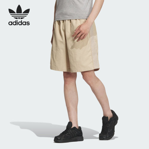 Adidas/阿迪达斯正品三叶草男士梭织宽松休闲运动短裤JN7132