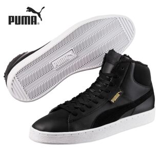 Puma/彪马正品冬季中性新款高帮皮面加绒板鞋休闲鞋364977