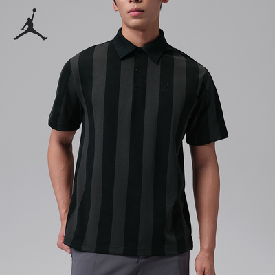 Nike/耐克正品Jordan男士运动简约条纹刺绣短袖POLO衫IF2931-010