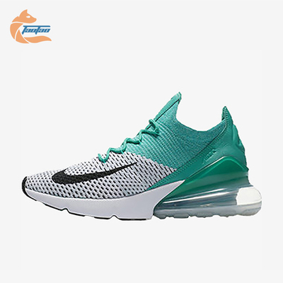 Nike/耐克正品AirMax270新款女绿黑色经典低帮鞋跑步鞋AH6803-300