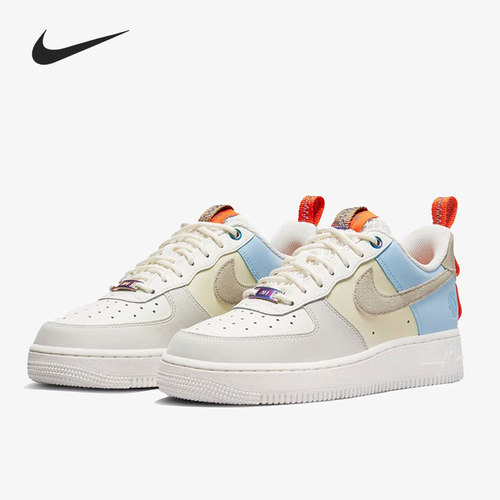 Nike/耐克正品Air Force 1女子休闲轻便低帮板鞋DX6042-111