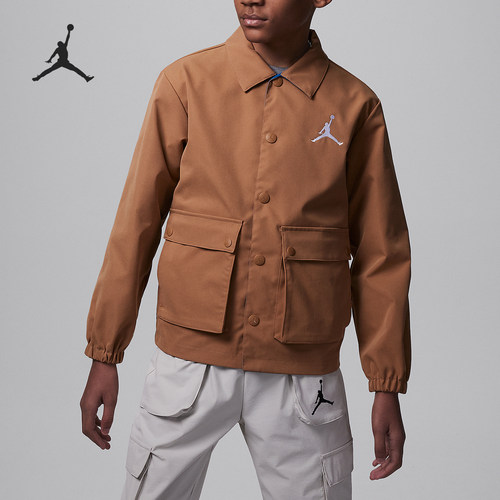 Nike/耐克正品JORDAN 春季新款大童双面穿教练夹克HF7168-245