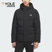 LINEAR男士 Adidas 阿迪达斯正品 休闲连帽运动耐穿羽绒服KQ5519