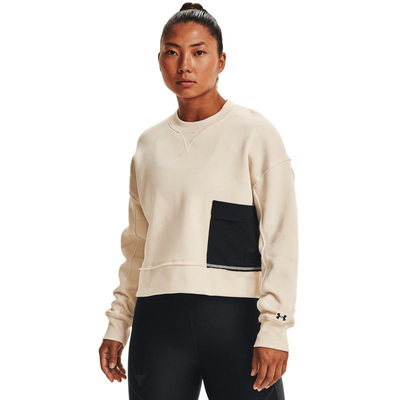 安德玛正品UA Project Rock强森女子跑步休闲训练运动卫衣1365989