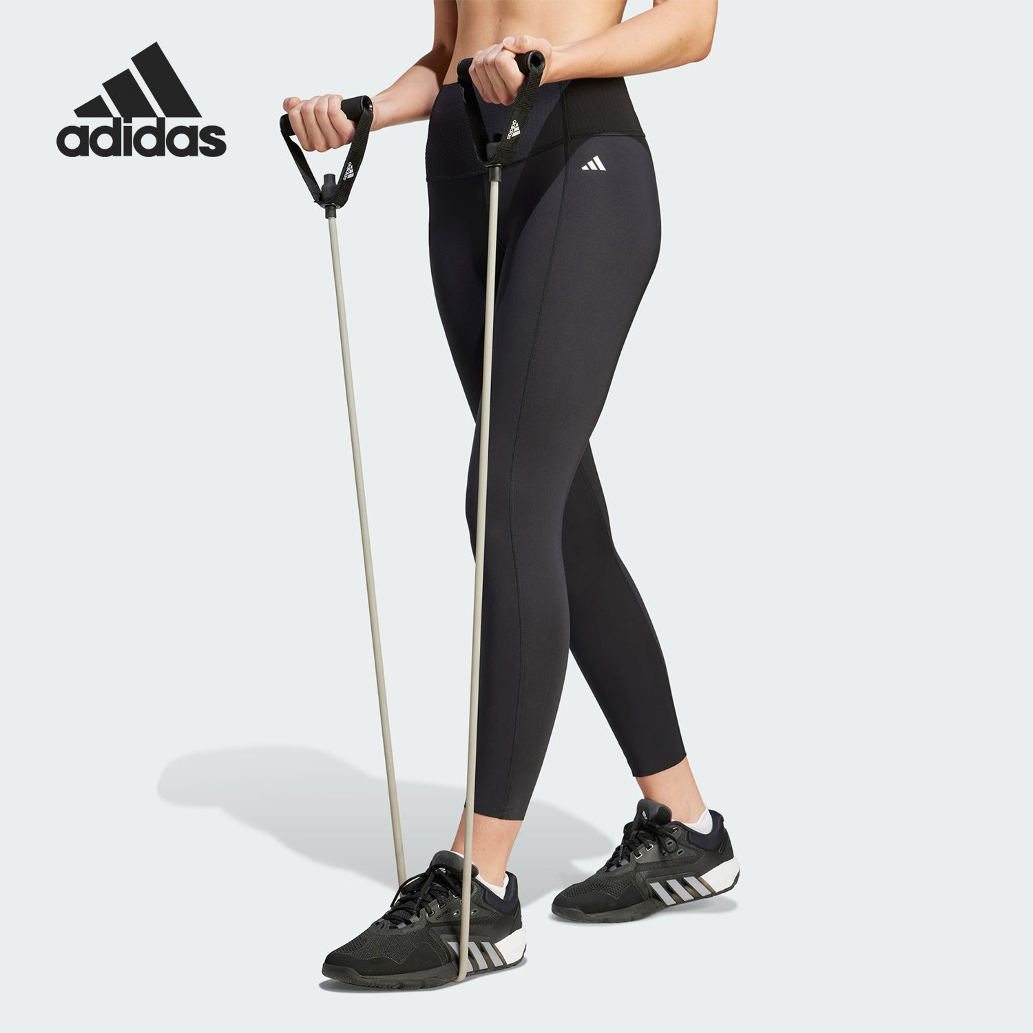 Adidas/阿迪达斯正品当季新款女子运动训练紧身九分裤IA1955