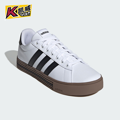 阿迪达斯男女同款运动系带板鞋