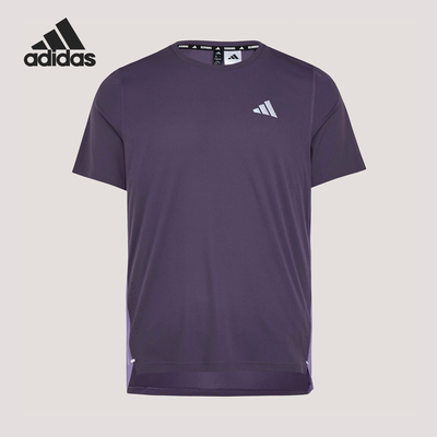 Adidas/阿迪达斯正品春季男士跑步训练透气圆领短袖T恤KZ5038
