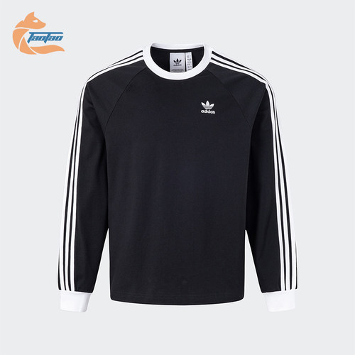 Adidas/阿迪达斯正品三叶草男士经典宽松休闲圆领T恤KE5824