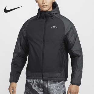 Nike/耐克正品新款男士越野跑步拼接保暖宽松棉服FZ0004-010