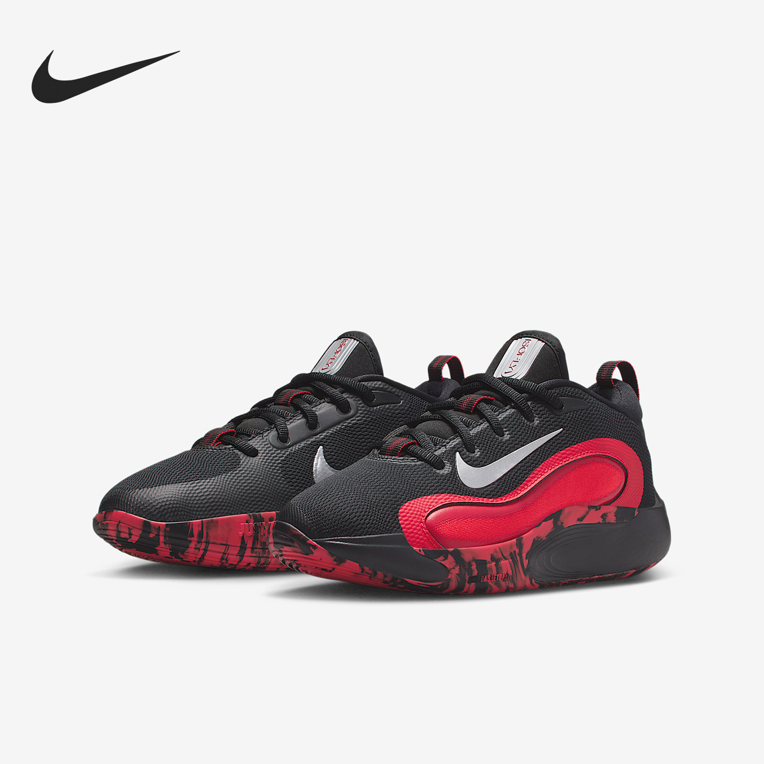 Nike/耐克正品IsoFly大童低帮透气网眼运动缓震篮球鞋FN4384-007