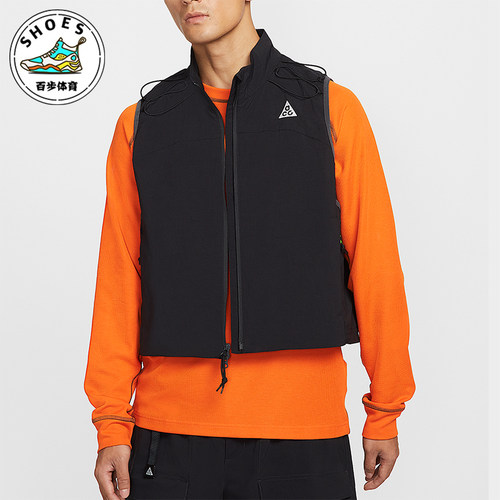 Nike/耐克正品2025夏季款男士透气宽松日常户外马甲HV0601-010