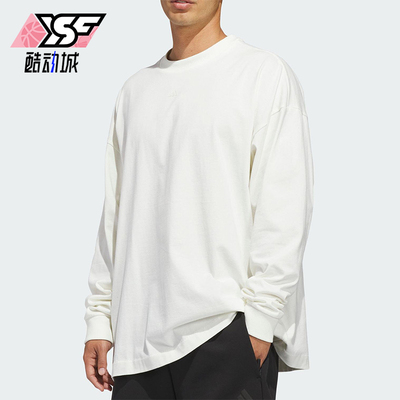 Adidas/阿迪达斯正品2025冬季款男女耐穿圆领套头长袖上衣KB7555