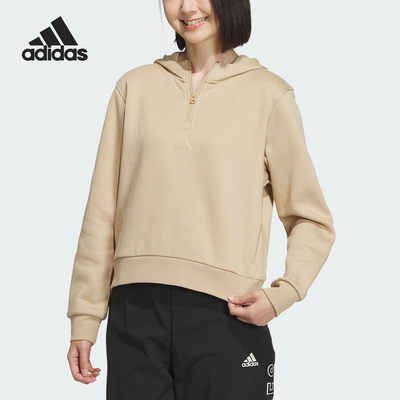 阿迪达斯女士花卉印花运动卫衣