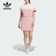 Adidas 26夏三叶草女士透气连帽休闲连衣裙JP1437 阿迪达斯正品