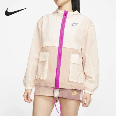 Nike/耐克正品SPORTSWEAR ICON CLASH女子梭织连帽夹克外套CJ2296