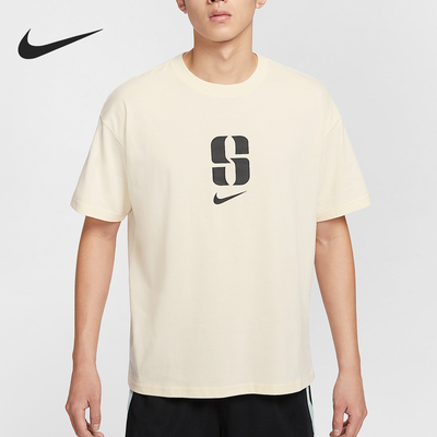 Nike/耐克正品2025男士休闲圆领套头印花透气篮球短袖IO4239-113