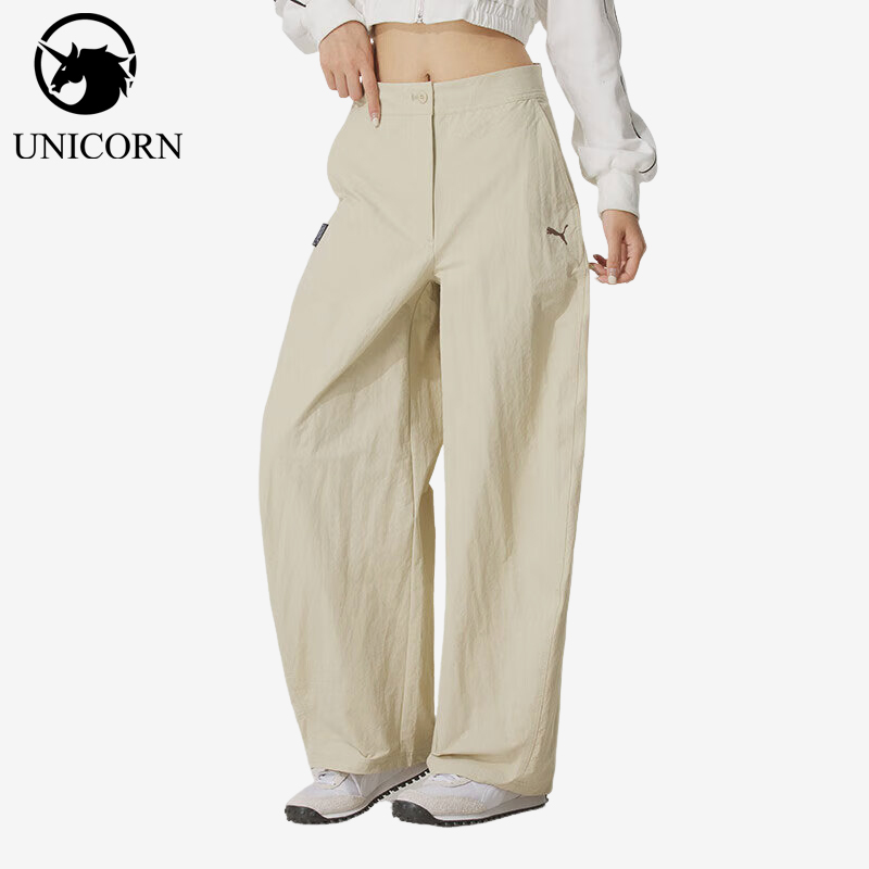 Puma/彪马正品2025秋季款女士耐穿日常休闲运动弯刀裤634800-91