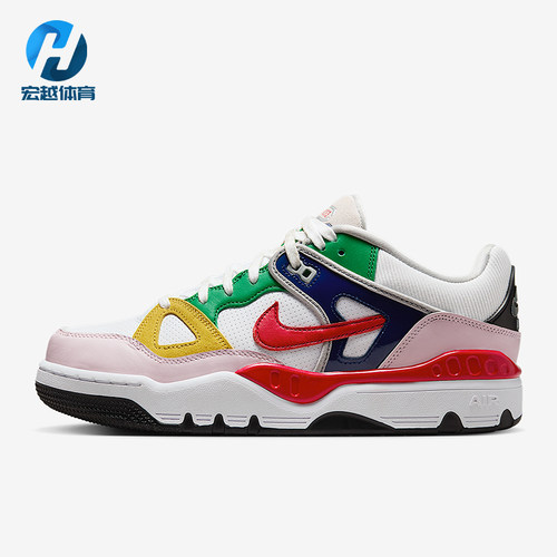 Nike/耐克正品Air Force 3男士休闲运动耐磨拼接板鞋FQ7012-100