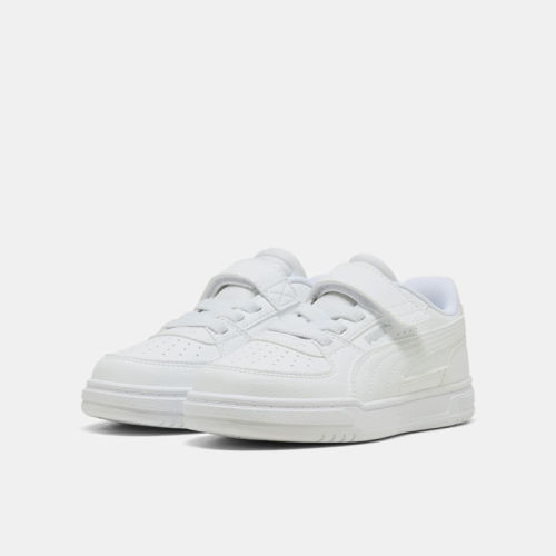 Puma/彪马正品四季款小童简约魔术贴透气运动板鞋406239-01