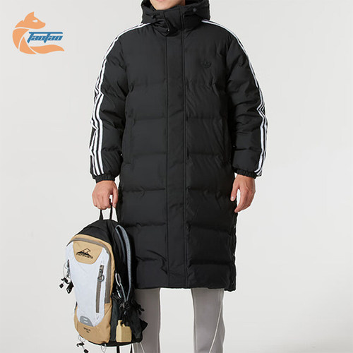 阿迪达斯男士保暖防风羽绒服