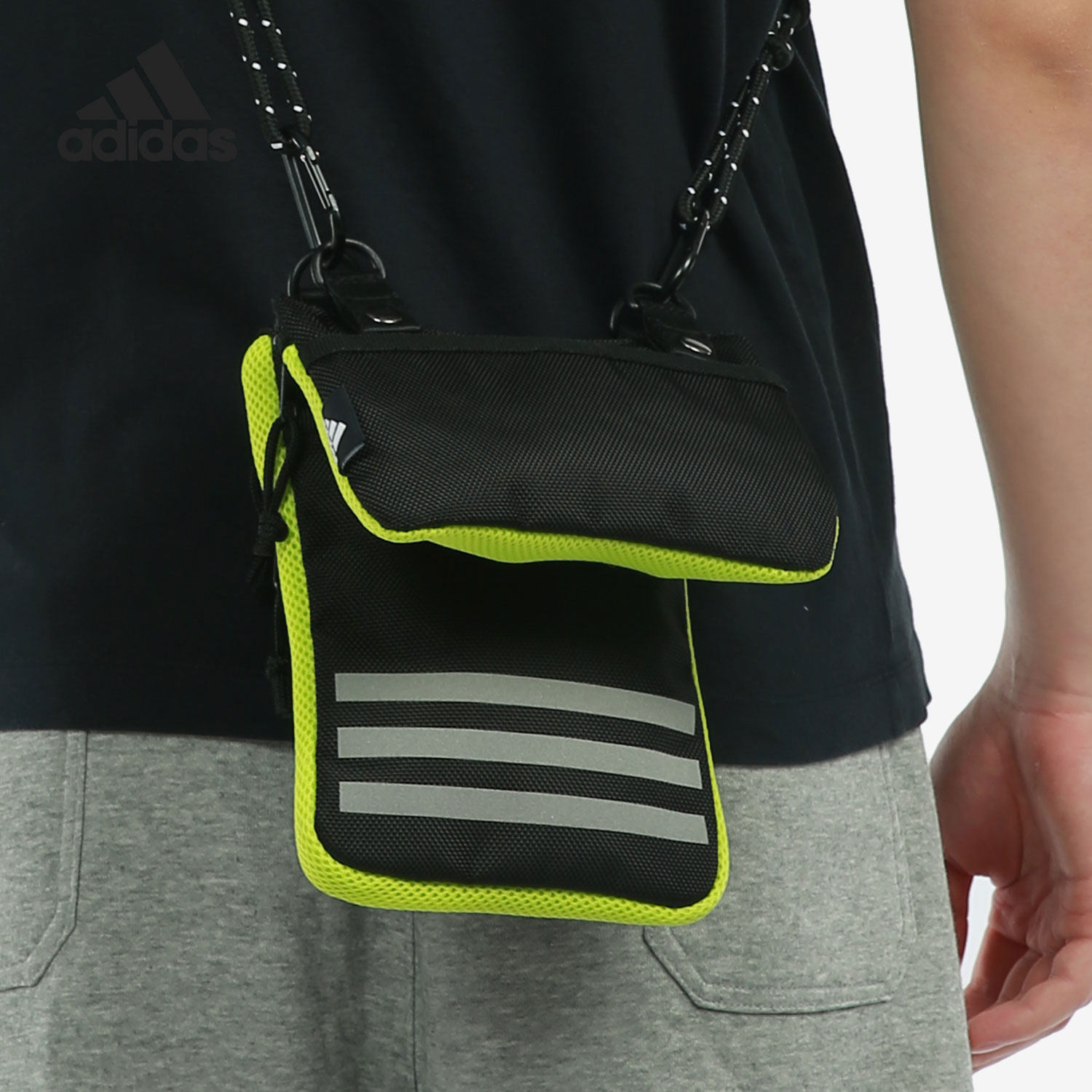 Adidas/阿迪达斯正品 2IN1 ORG TE 男女训练运动休闲小肩包FM6854