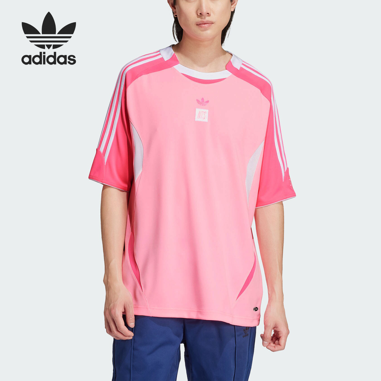 Adidas/阿迪达斯正品三叶草男士经典运动时尚短袖球衣JI5147