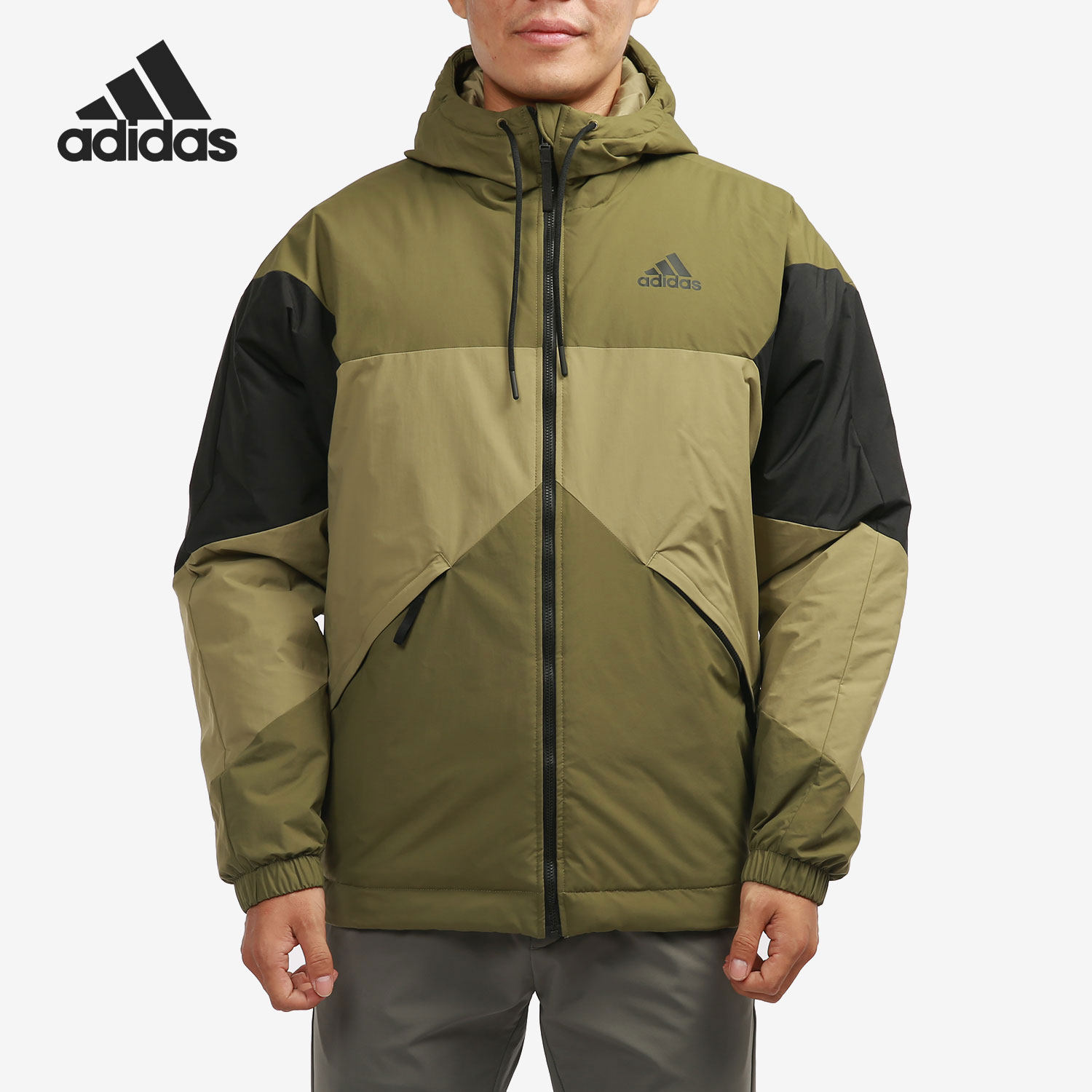 Adidas/阿迪达斯正品 BTS HD JKT 男子运动保暖棉服 GT6547