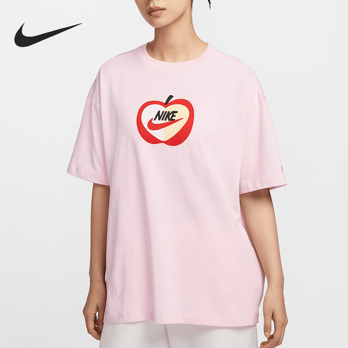 Nike/耐克正品新款Sportswear女士宽松经典印花T恤IB5577-663