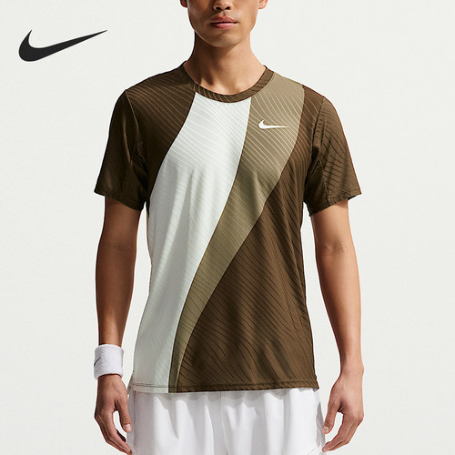 Nike/耐克正品2026春季款男士套头经典拼接圆领短袖IB0202-133