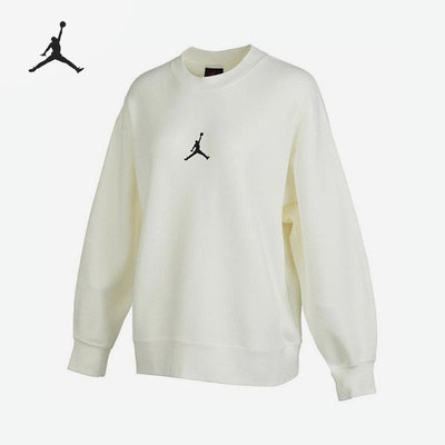 Nike/耐克正品JORDAN新款女子圆领加绒套头卫衣FD4803-133