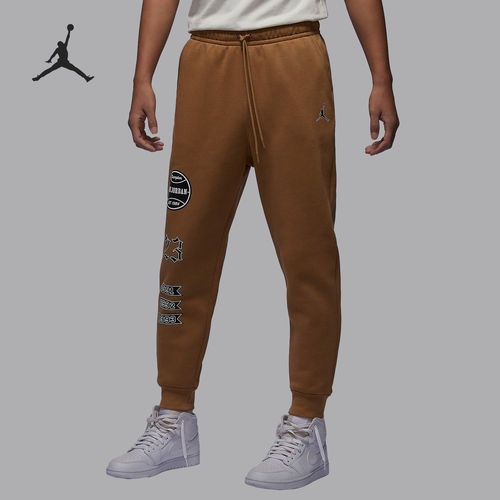 Nike/耐克正品JORDAN男士针织加绒束脚运动长裤FN4620-231