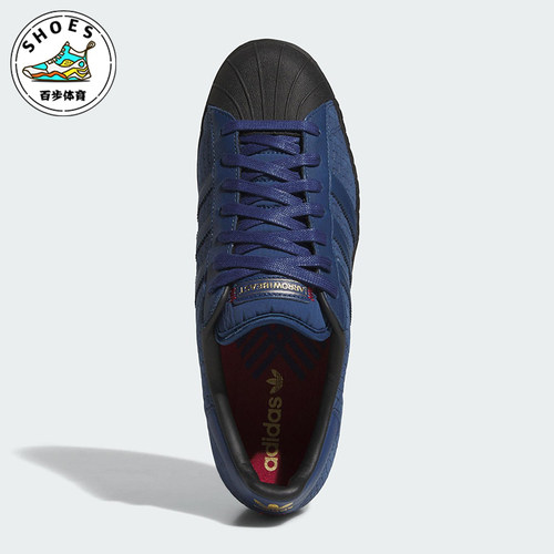 Adidas/阿迪达斯正品三叶草男女休闲运动绒面革轻便板鞋JS2594