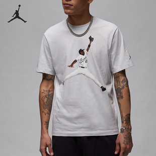 FN5990 26夏JORDAN男透气圆领印花套头耐穿短袖 043 耐克正品 Nike