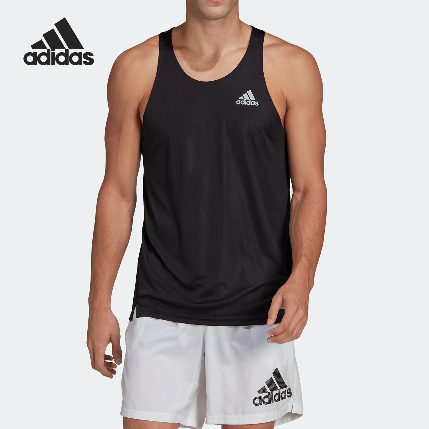 Adidas/阿迪达斯正品当季新款跑步男子运动背心HB7457