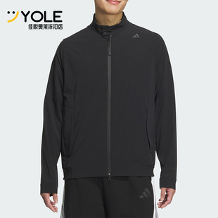 Adidas/阿迪达斯正品2025夏季款男士休闲日常立领宽松外套KB5134