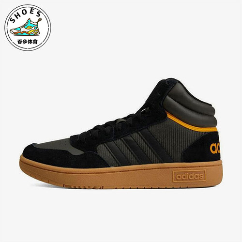 Adidas/阿迪达斯正品NEO男士系带中帮耐磨灯芯绒运动篮球鞋HP6903