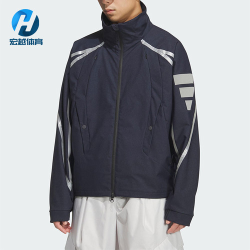 Adidas/阿迪达斯正品FOS REFL WVN JK男士运动梭织宽松外套KF0689