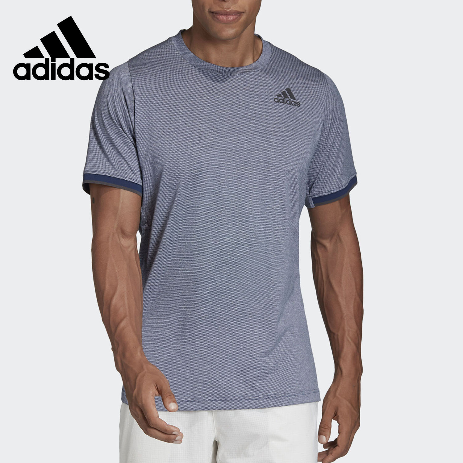 阿迪达斯男士运动透气T恤